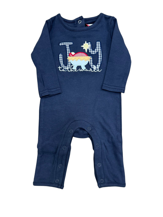 Joy To The World Boys Romper-MJ