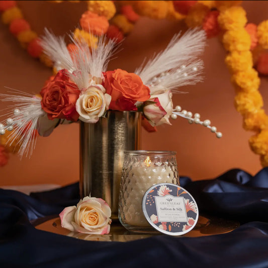 Saffron and silk Signature Candle