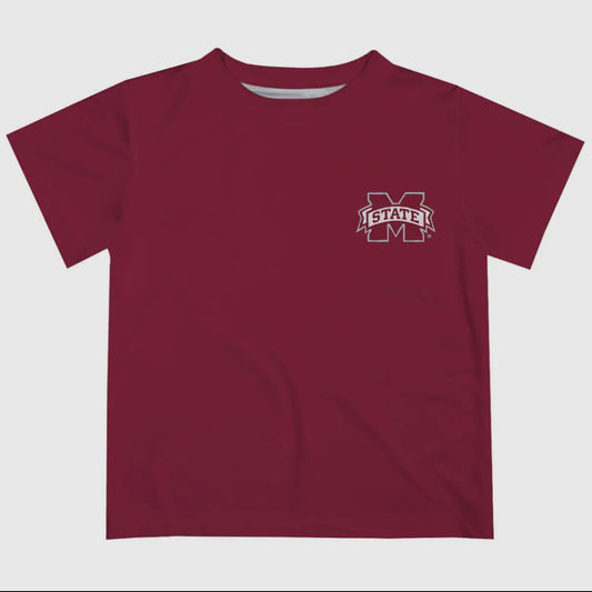 Mississippi state hand sketched dri fit shirt