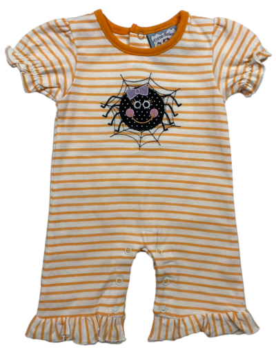 Spider appliqué romper