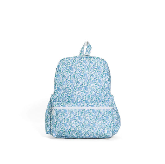 Blue Hamptons floral Trvl backpack