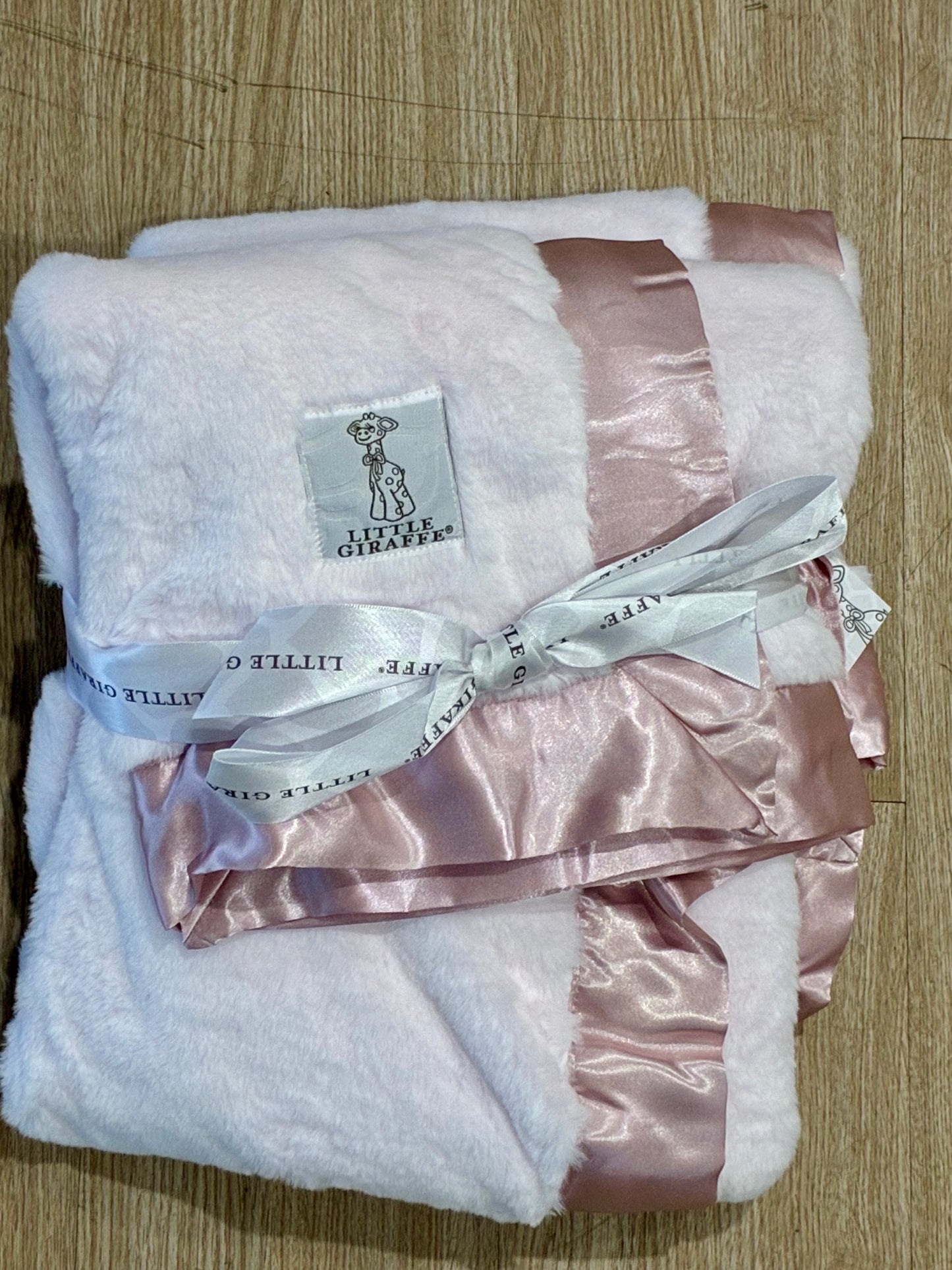 Little Giraffe Posh Mink baby blanket