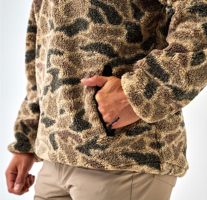 Sherpa - Quarter Zip - Rocky Mountain Camo Burlebo