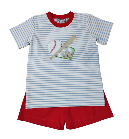 Homerun boy short set