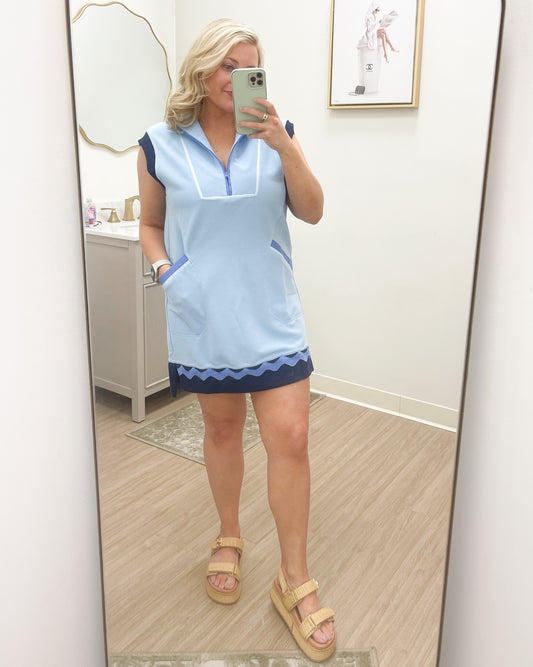 Ice Blue Drew Dress Simply Southern