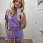 Lavender Washed Short Set