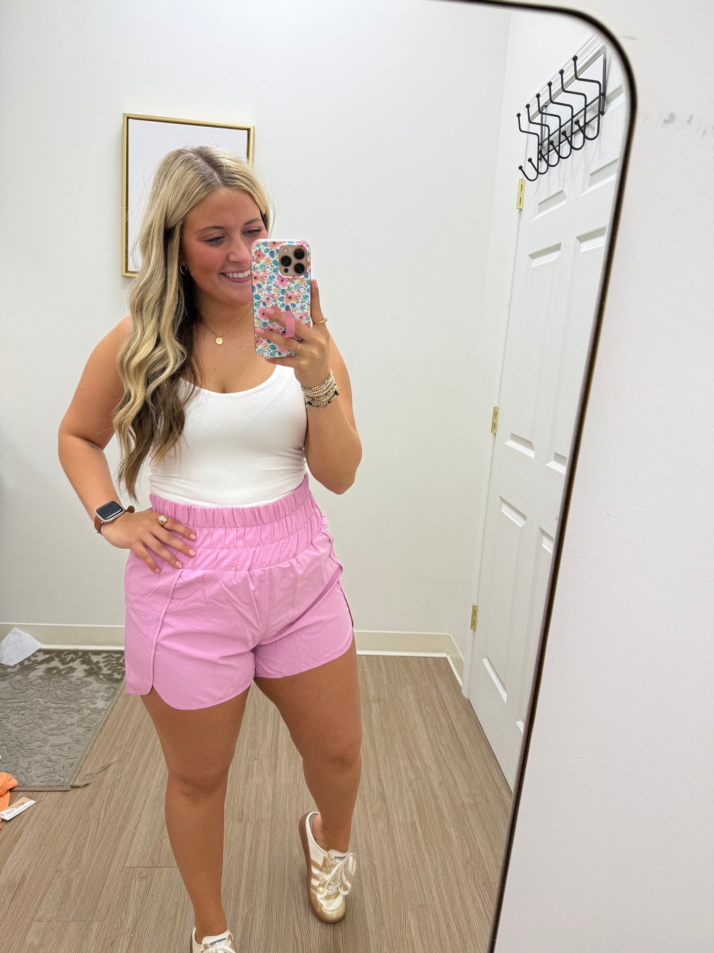 Pink Go To Shorts