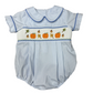 It’s Fall Smocked Boy Bubble Three Sisters