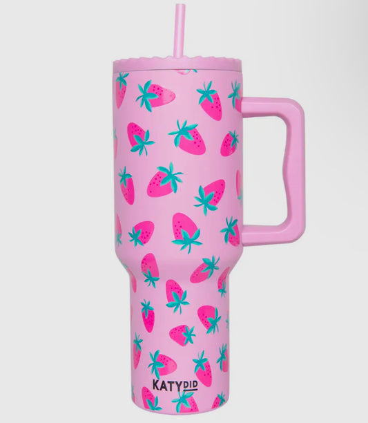 Strawberry 38oz tumbler