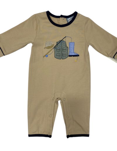 Gone Fishing Romper - Three Sisters