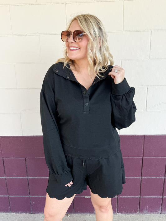 Black Scallop Set- Entro