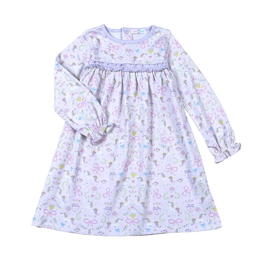 Unicorns Pima Play Dress Baby Loren