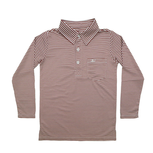 Inshore performance ls polo saltwater boys