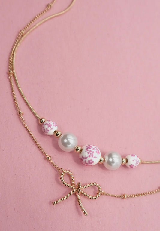 Pretty in Pink Charm Necklace