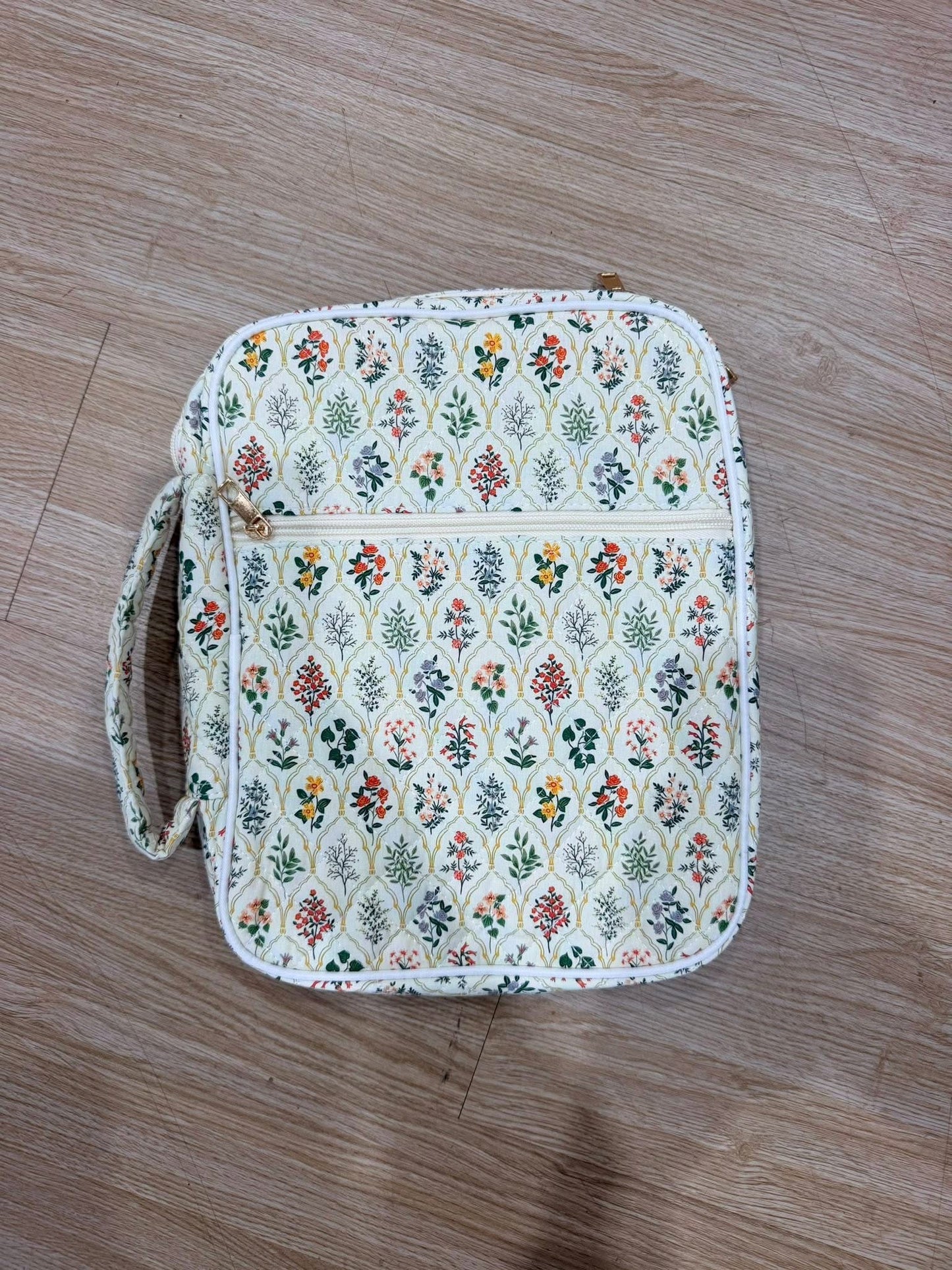Multicolored Floral Bible Cover