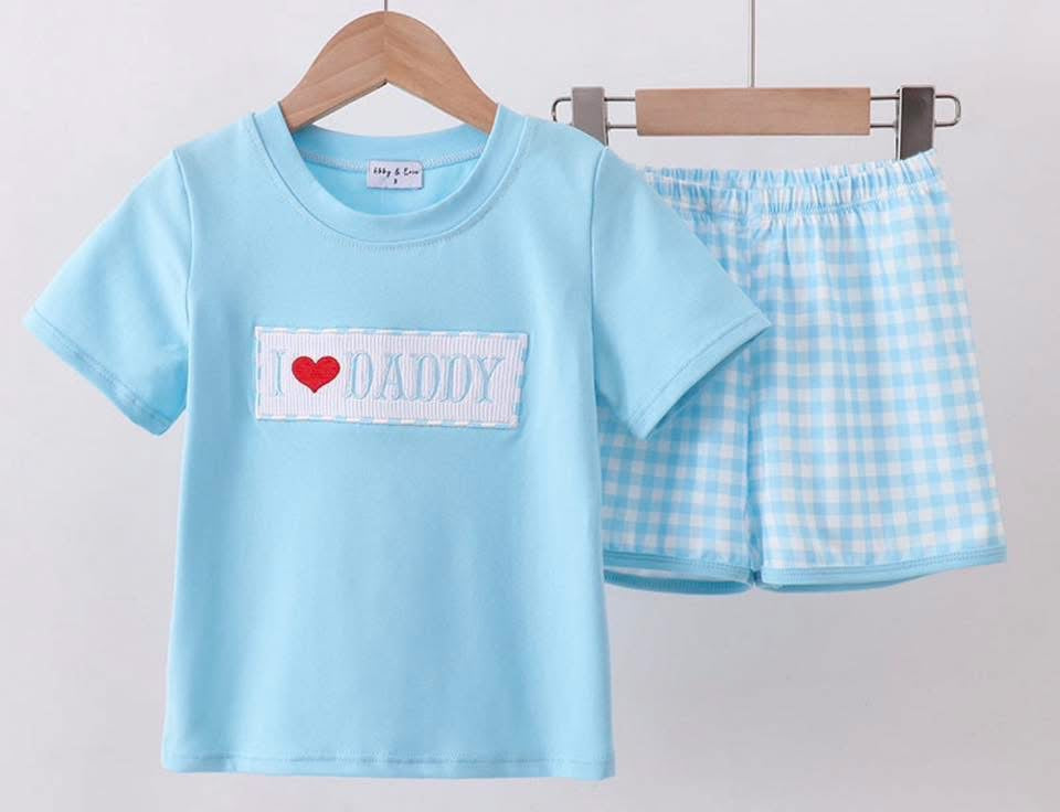 I Love Daddy Boy Set