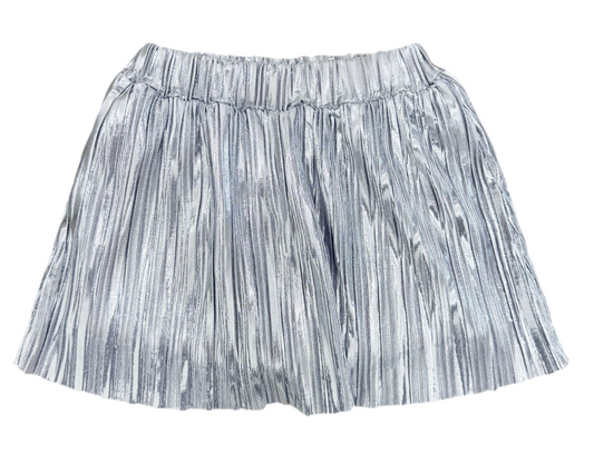 Blakely Black Silver Pleated Skort-EJ