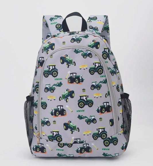 Big green tractor backpack