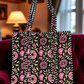 Midnight Floral Quilted Tote