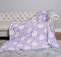 Softest blankets ever smiley lavender