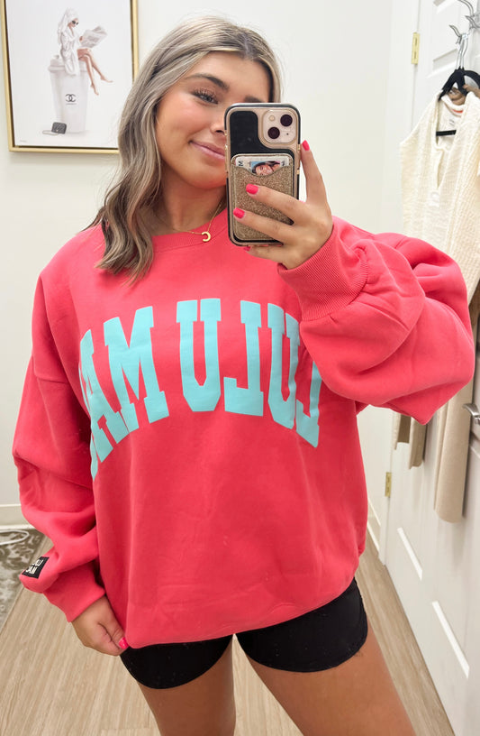 Lulu Mac Coral Sweatshirt