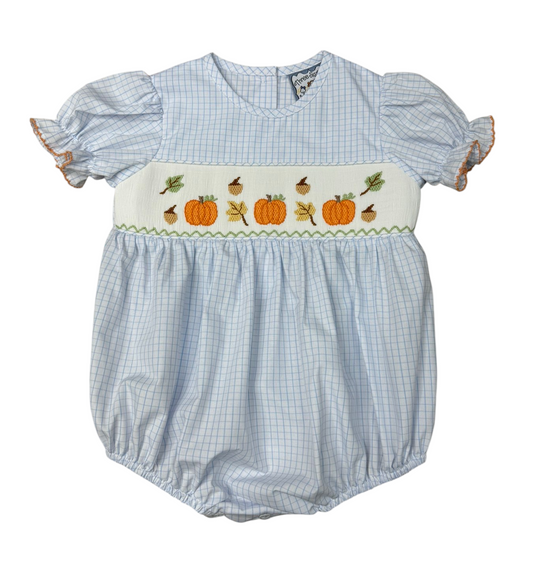 It’s Fall Smocked Girl Bubble Three Sisters