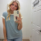 Stripe Everyday Top| Teal