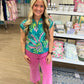 Tropical Half Zip