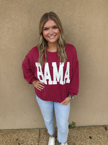 Bama oversized graphic sweatshirt