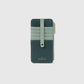 Teal zippered wallet and card holder