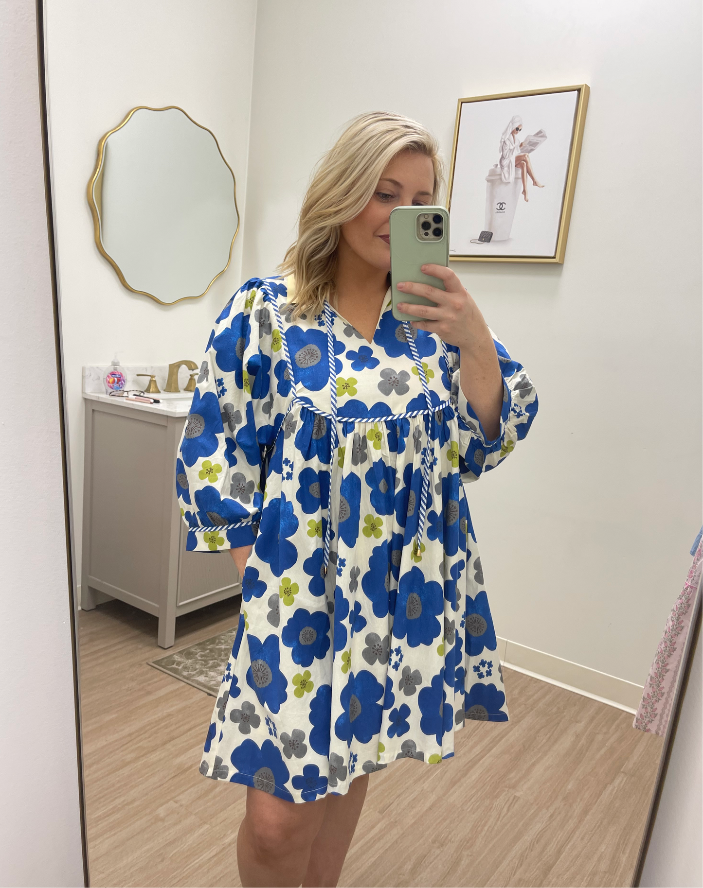 Blue Flower Dress