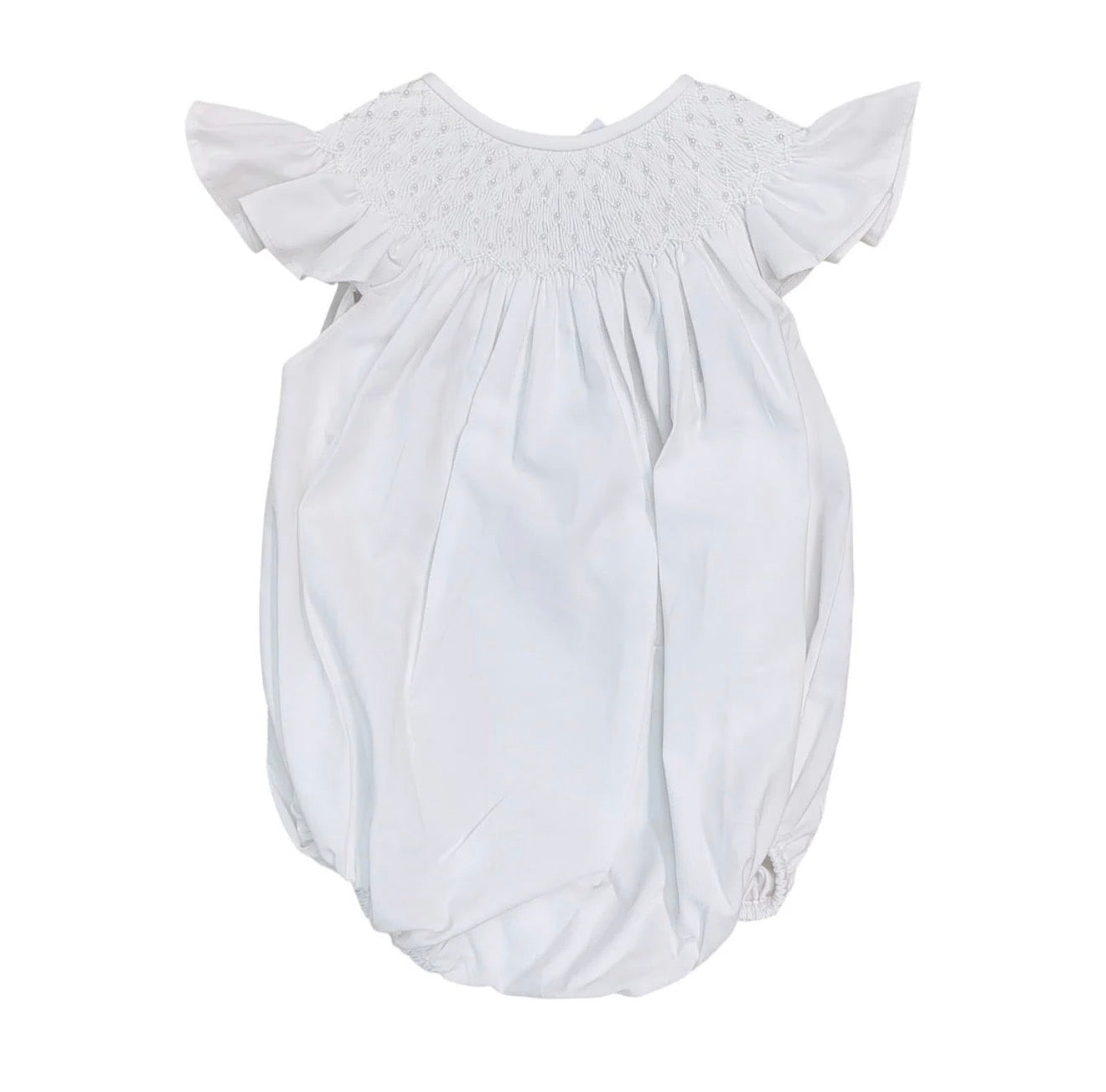 Pearl Smock Bubble | White
