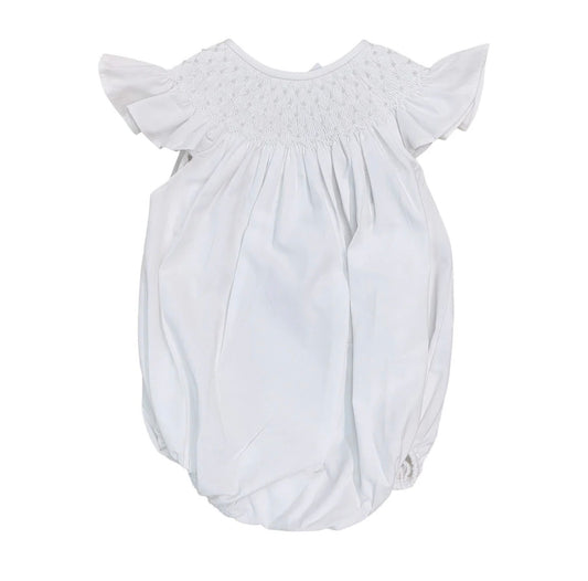 Pearl Smock Bubble | White
