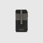 Black zippered wallet and card holder