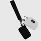 Black/ White Wristlet | Lulu Mac