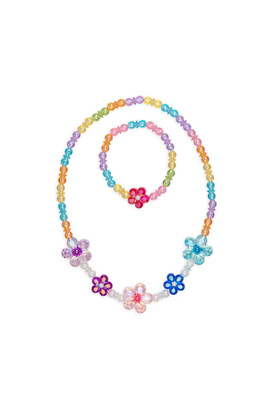 Blooming Necklace and Bracelet Set - GP