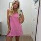 Washed Romper/Dress| Pink