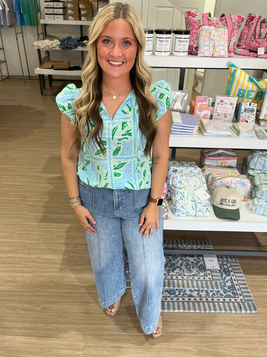 Tiles of the Islands Blouse