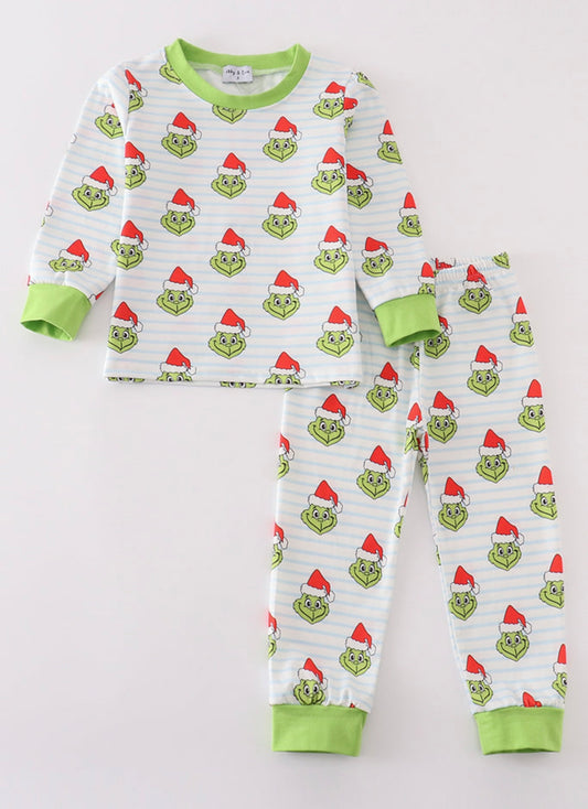 Mean one face boy pajama set