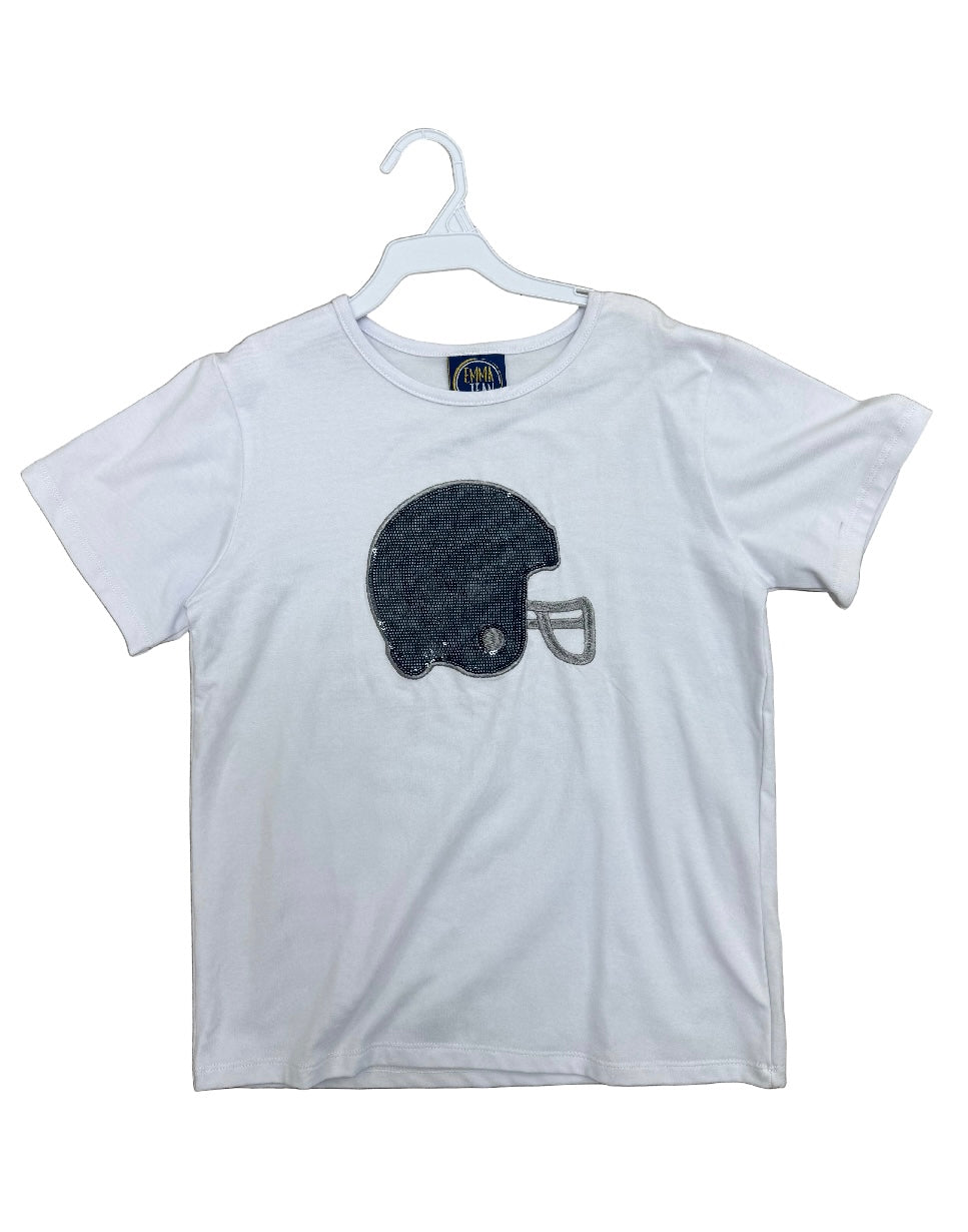 Black football Tee Girls