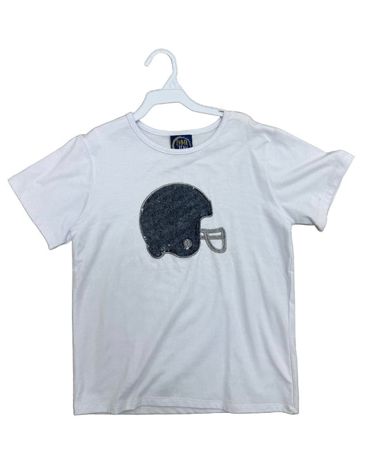 Black football Tee Girls