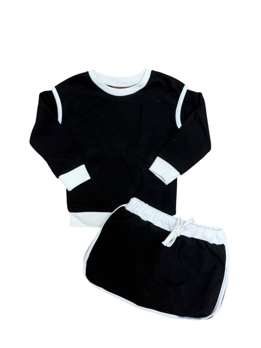 Josie Skort Set Black-MJ
