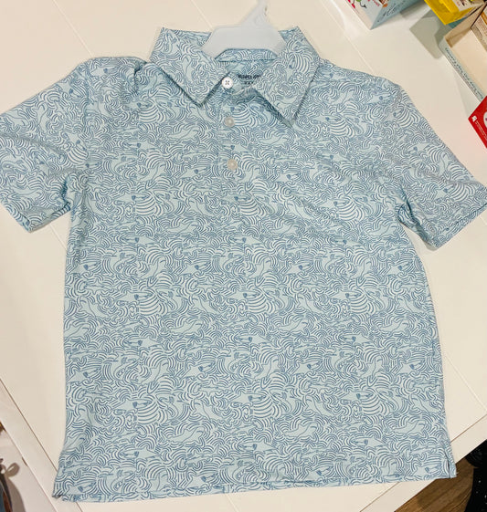 Fins Up Performance Polo|Meripex