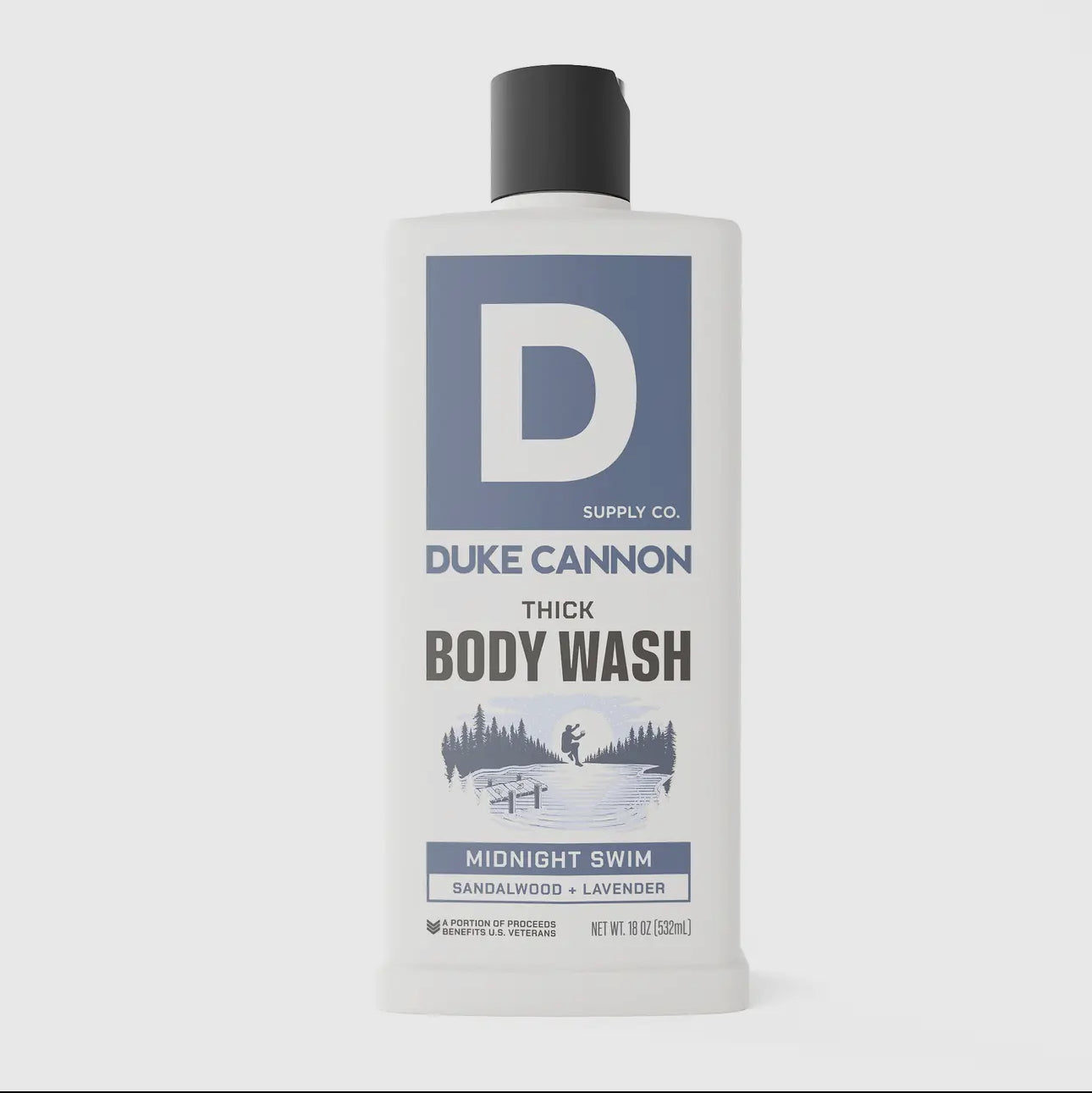 Duke cannon thick midnight swim body wash