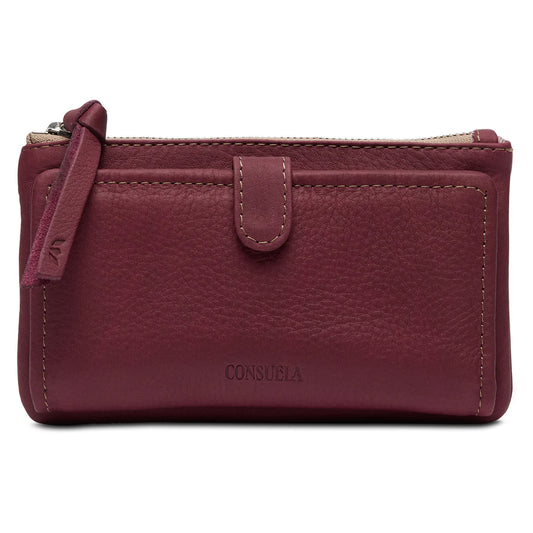 Plum Slim Wallet - Consuela