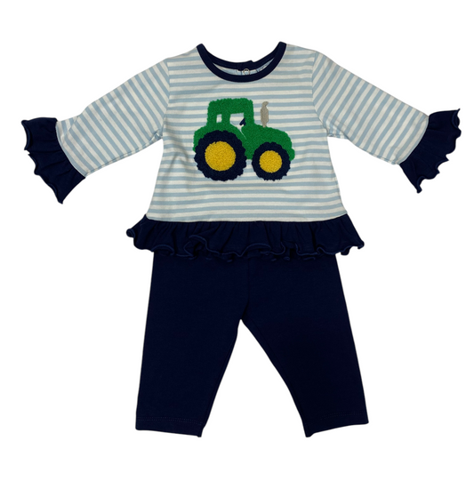 Tractor Girl Legging Set Three Sisters