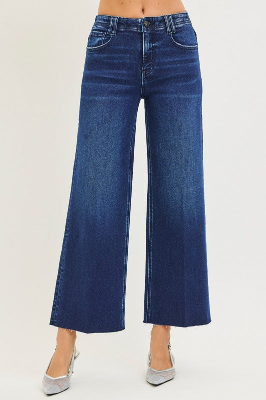 Risen High Rise Wide Jeans