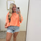 Coral Oversized Boyfriend Tee