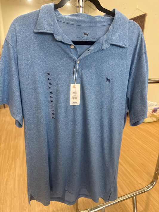 Blue polo Simply Southern