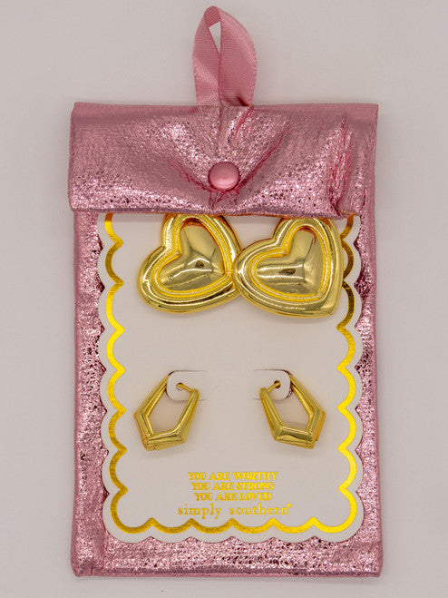 Heart Earrings - Simply Southern